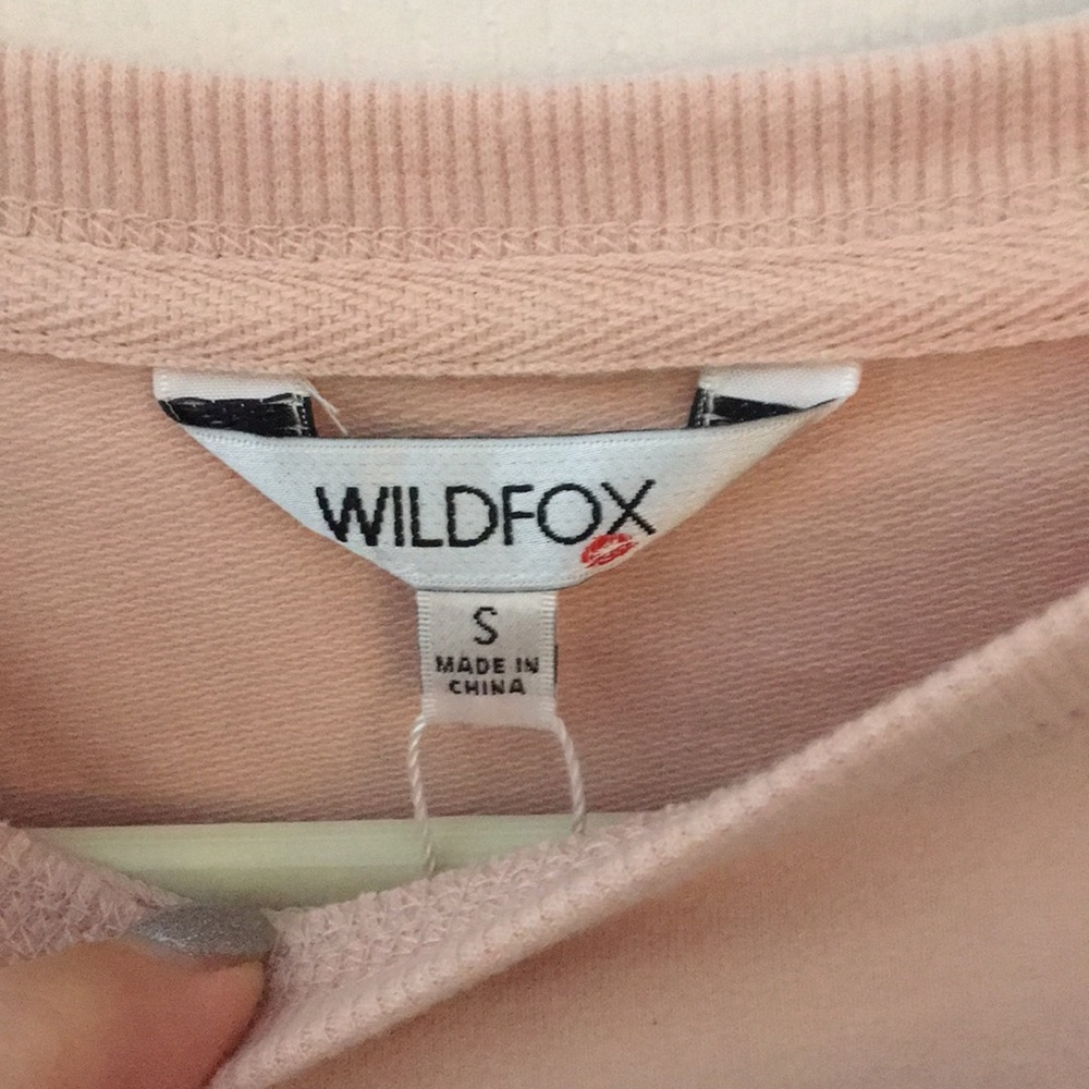 Wildfox Crew Neck Sweatshirt, Size Small - Picture 3 of 5